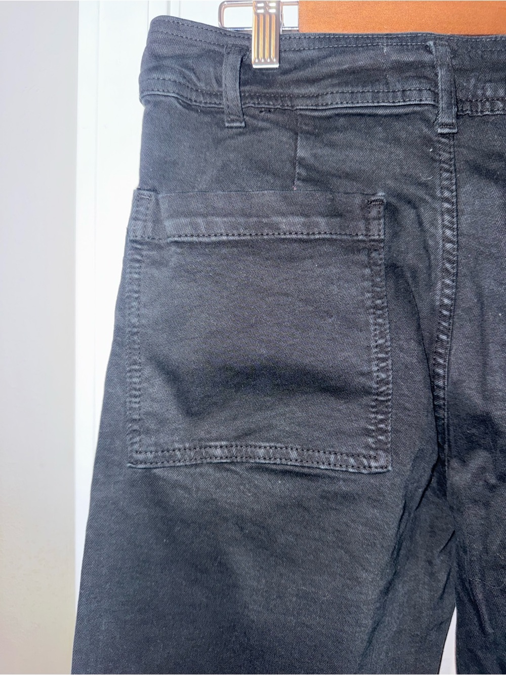 Black Zara High Rise Wide Leg Jeans - Picture 5 of 5